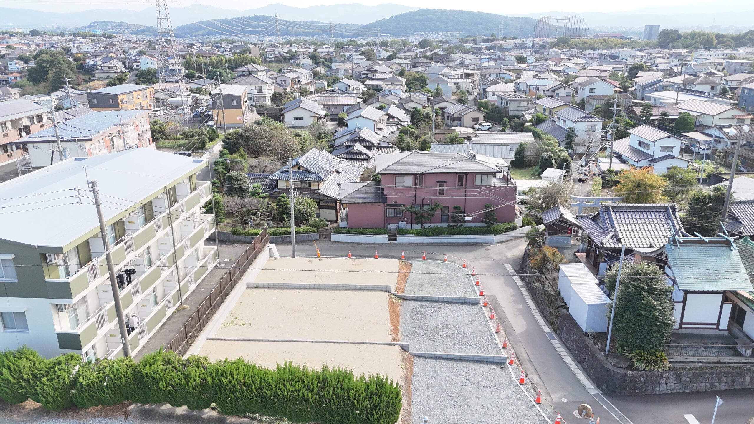 池田3丁目の宅地造成が完了しました