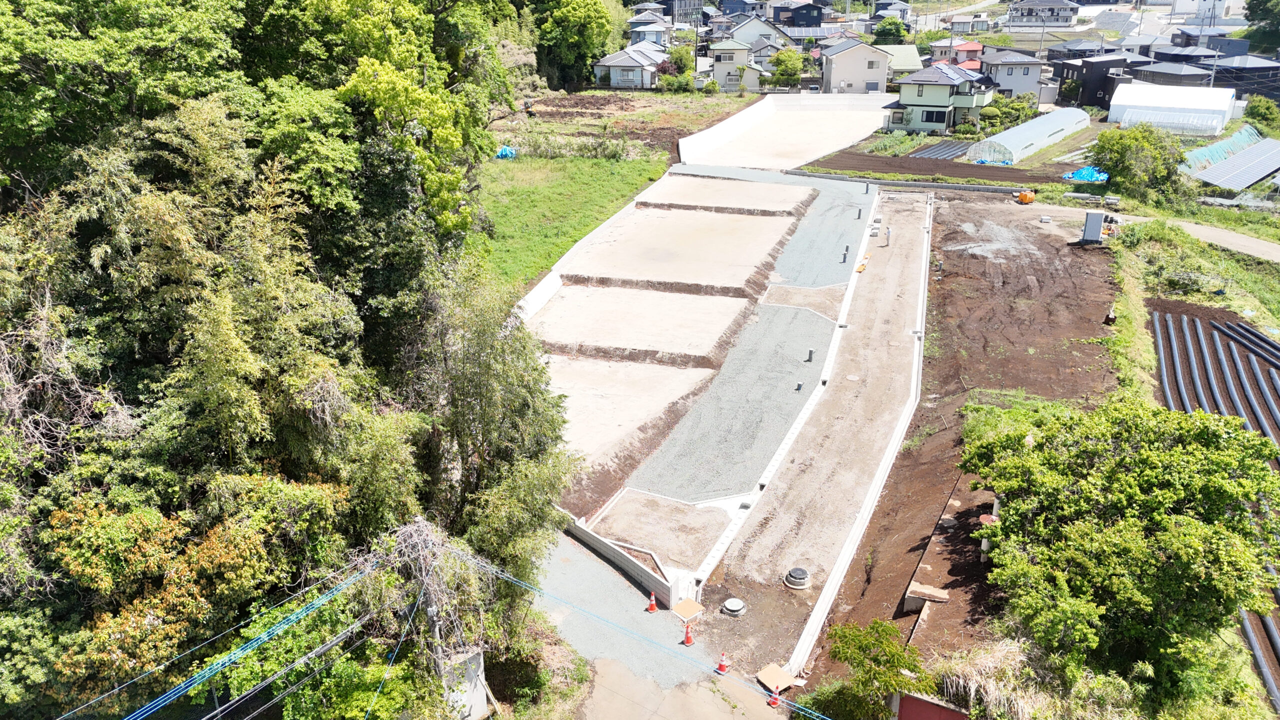 大津町大津下井迫宅地造成（８区画＋アパート）