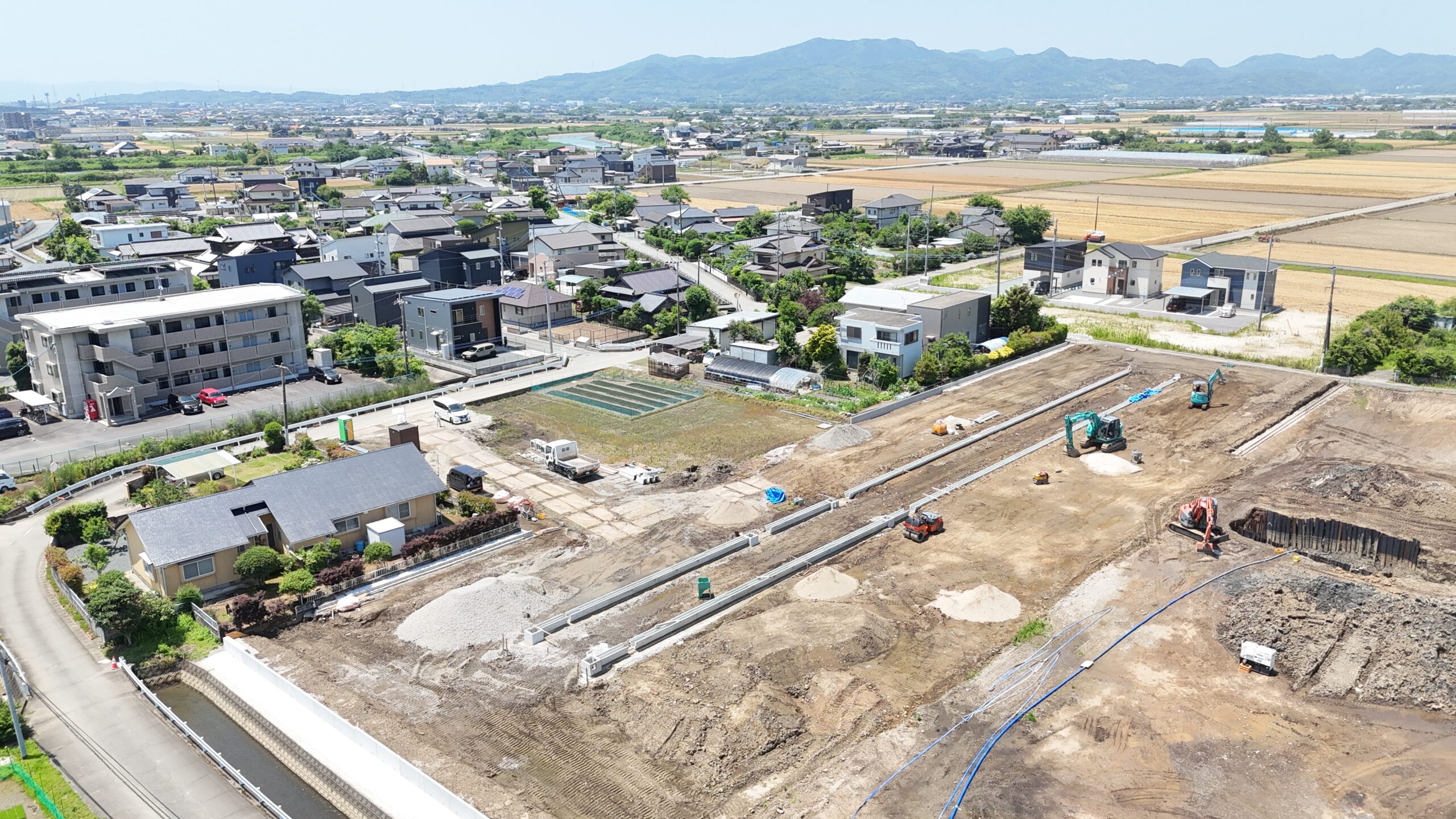 富合町小岩瀬分譲地造成（１５区画）
