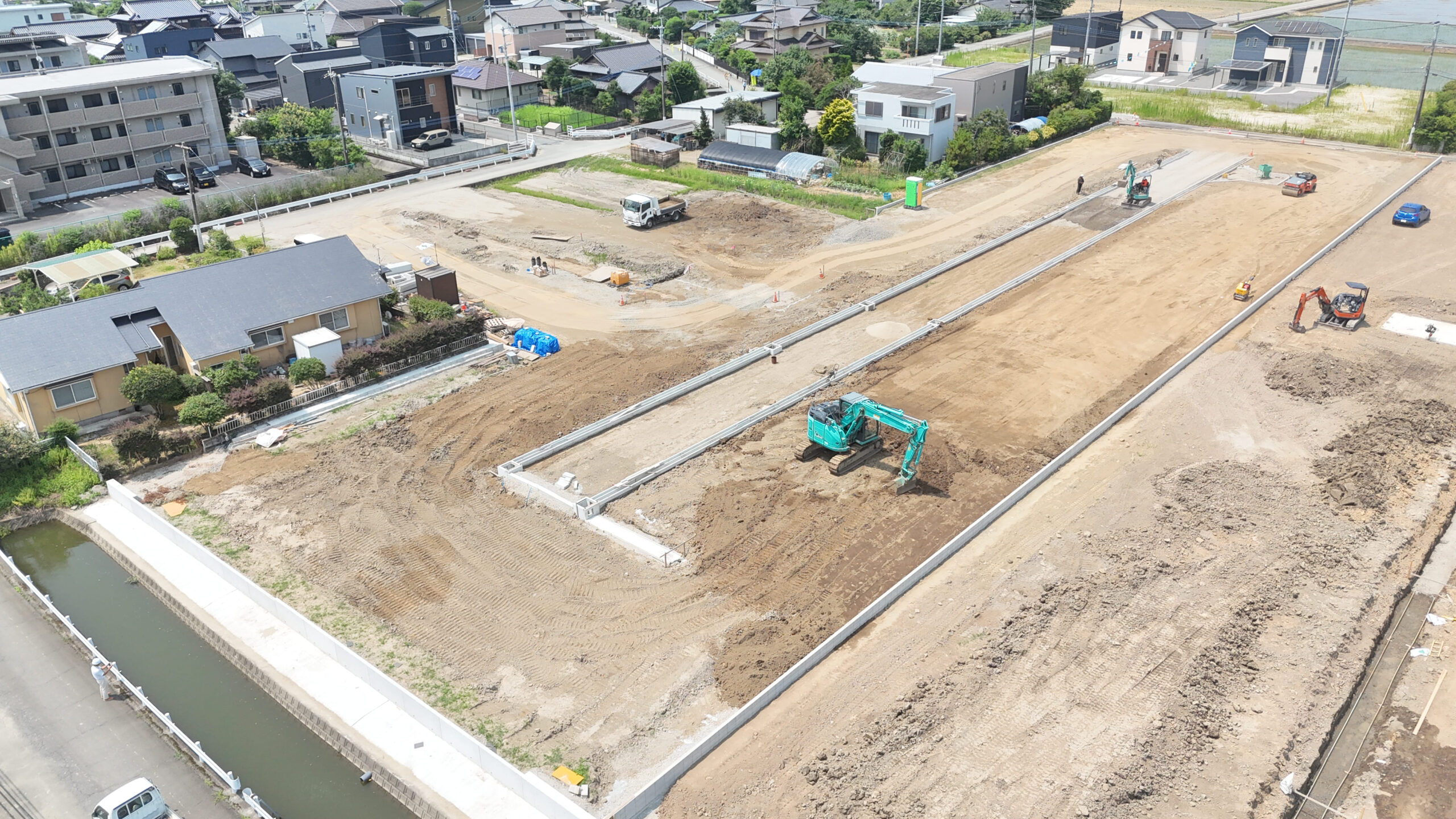 富合町小岩瀬分譲地造成（１５区画）
