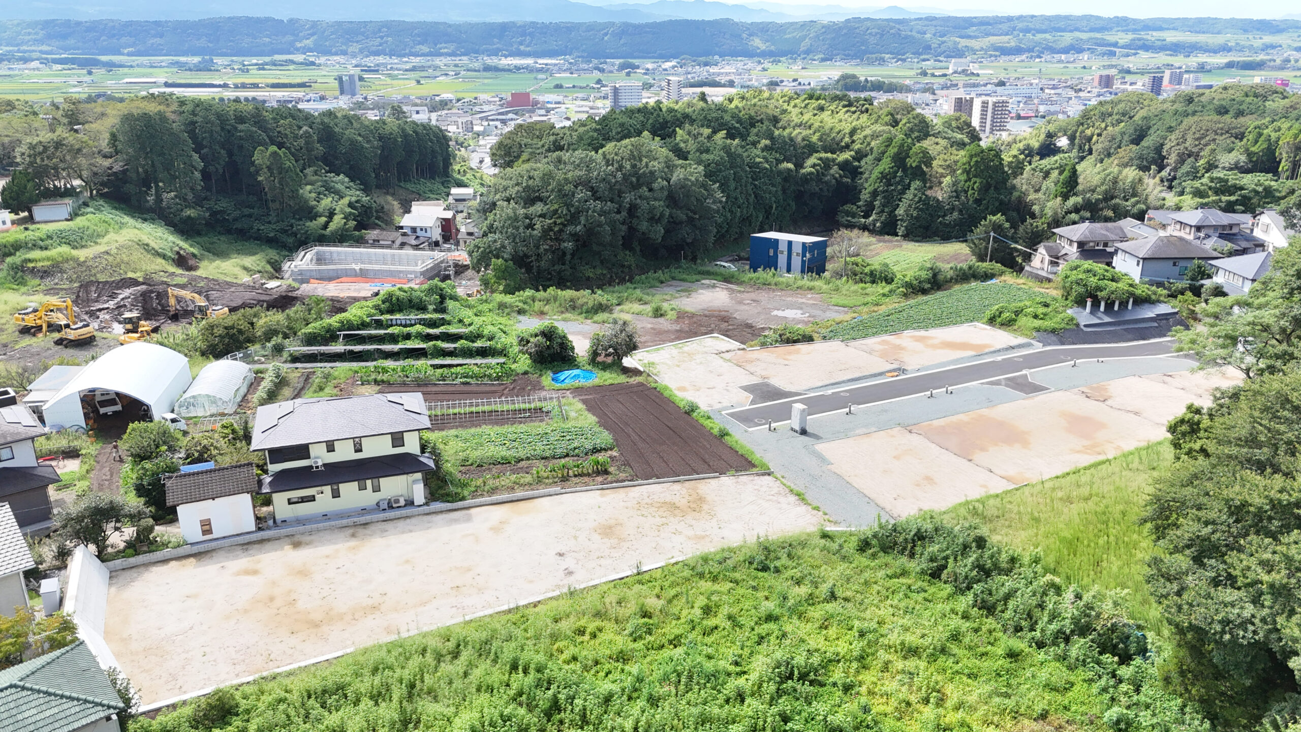 大津町大津下井迫宅地造成（８区画＋アパート）