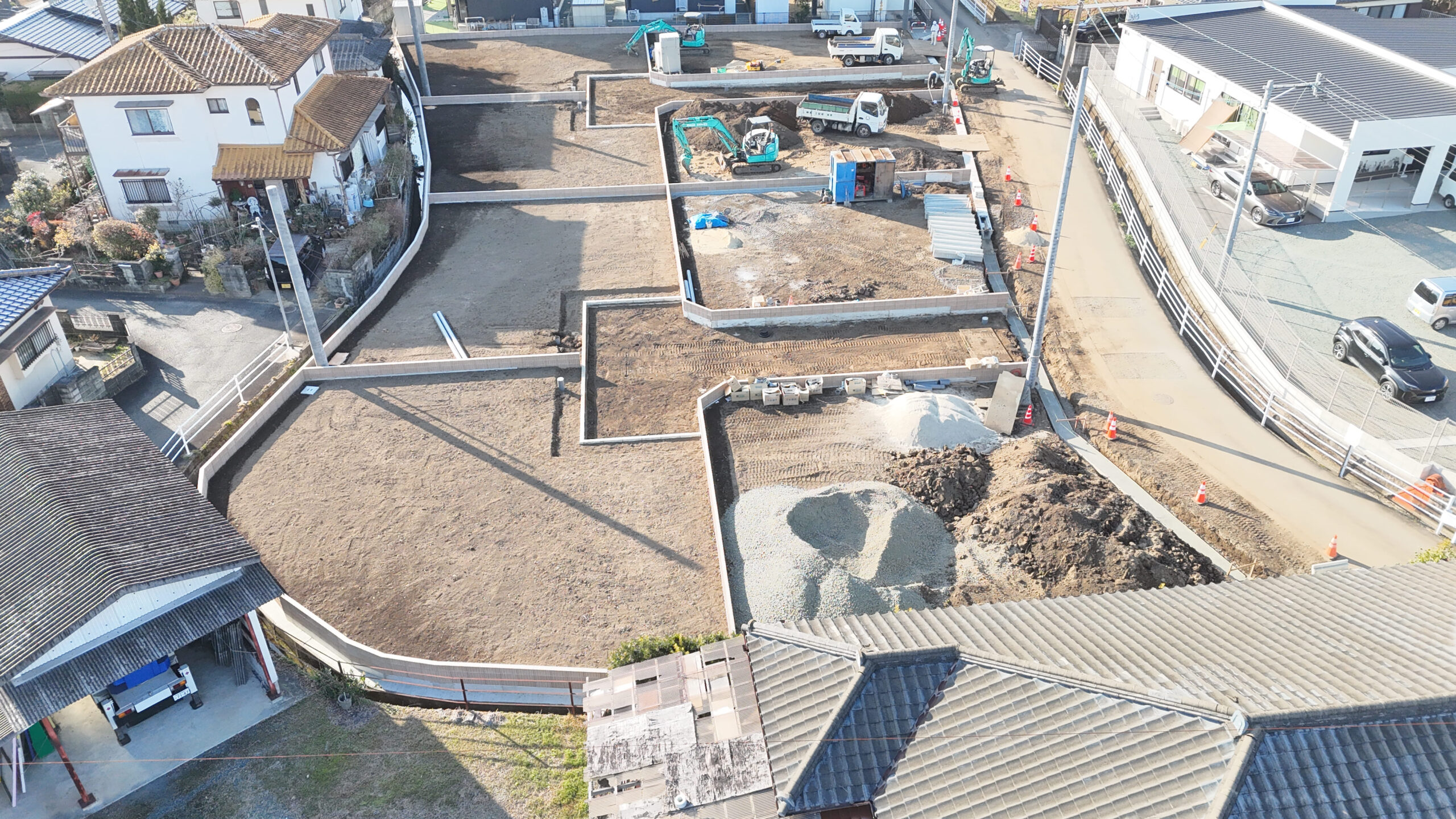 鹿本来民宅地造成（８区画）