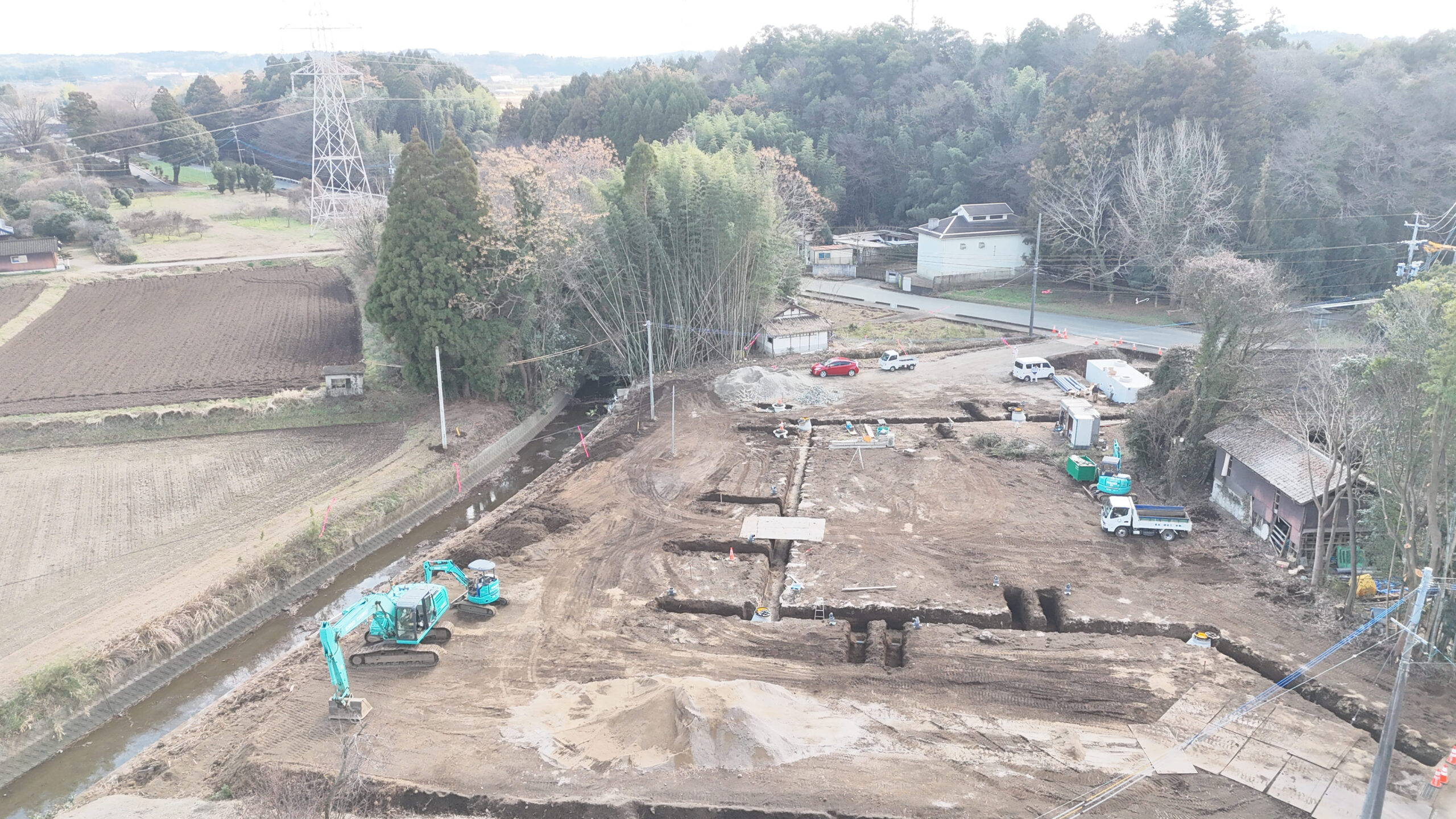 合志市栄分譲地造成工事(８区画）