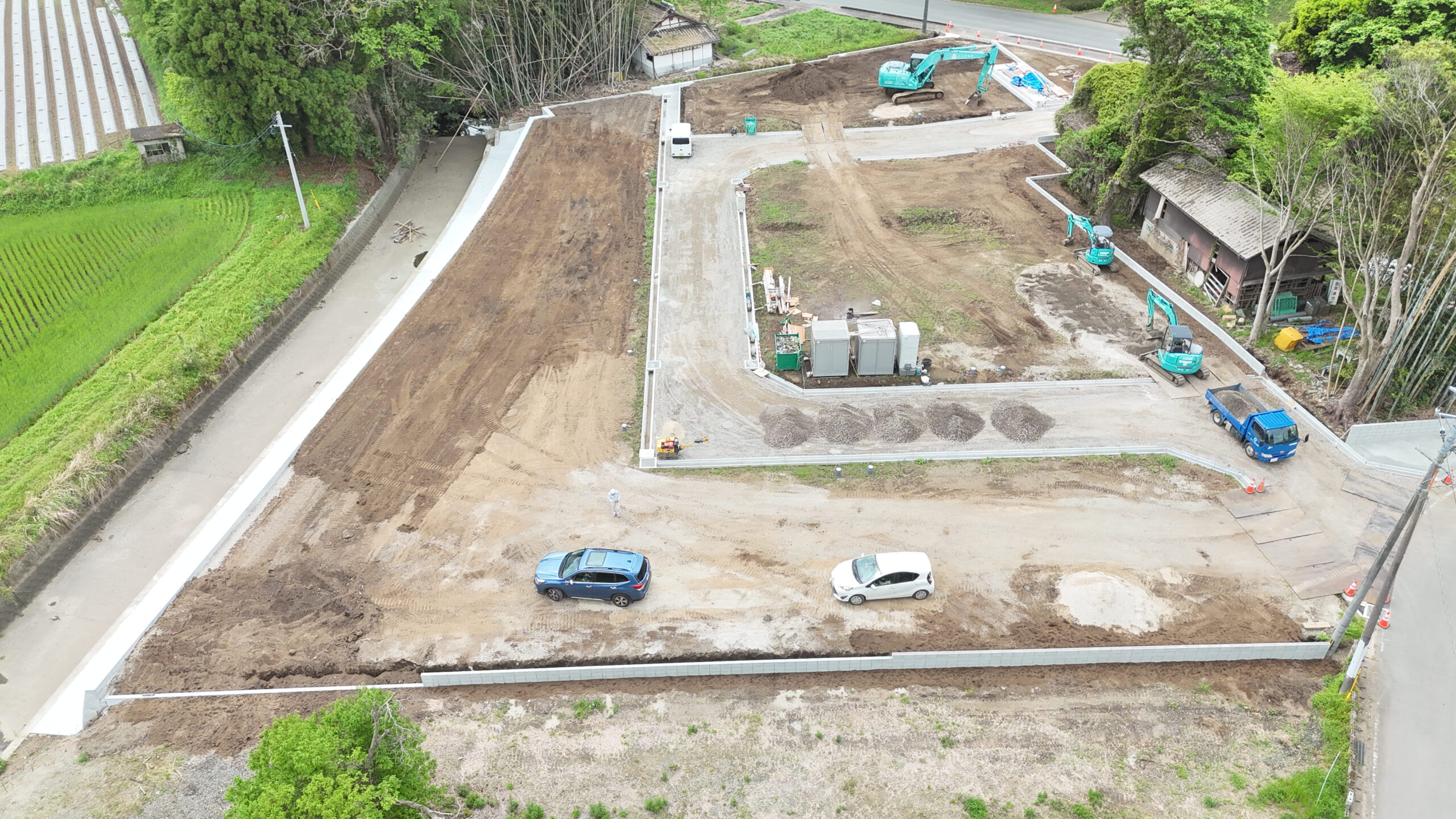 合志市栄分譲地造成工事(８区画）