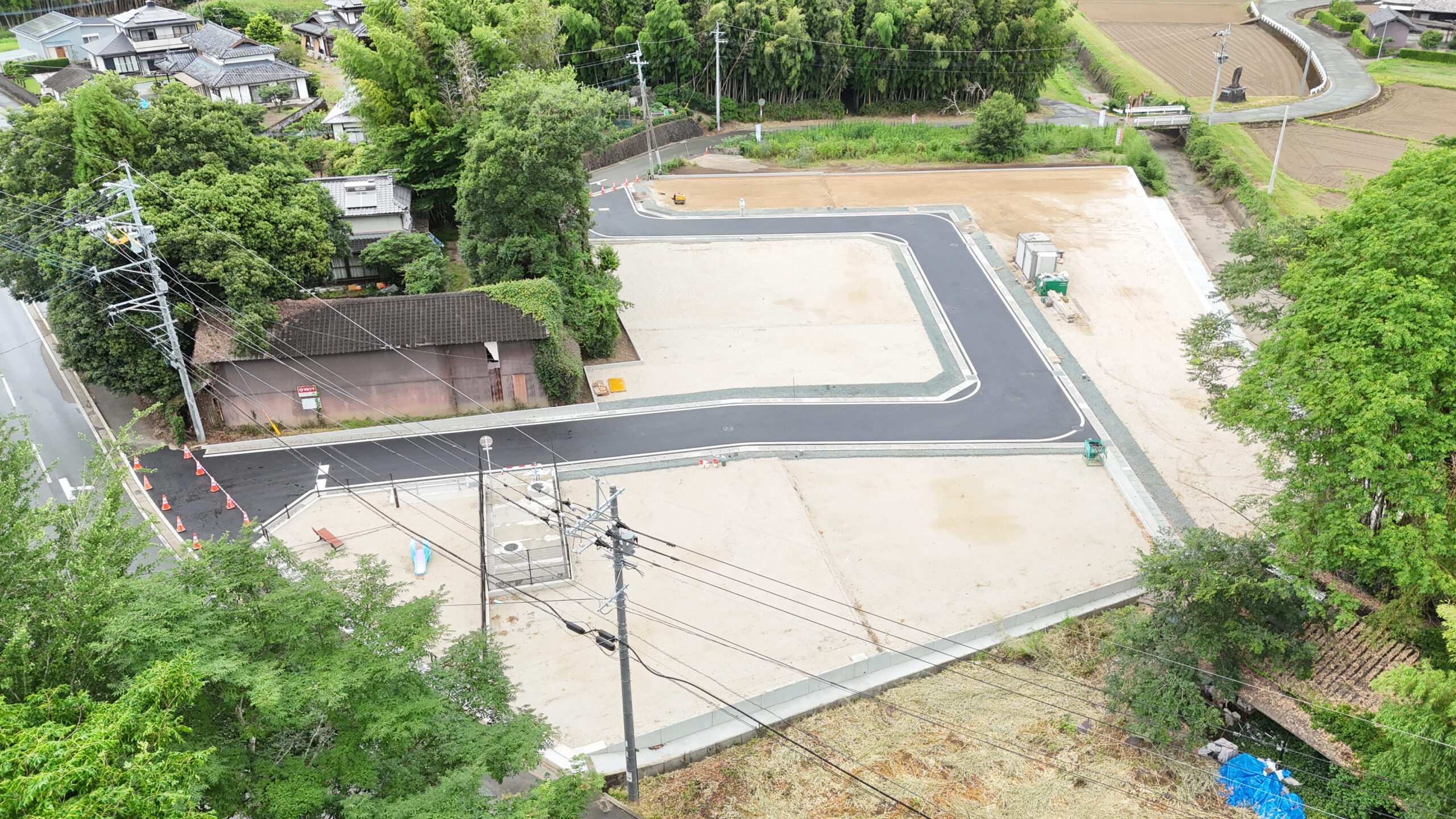 合志市栄分譲地造成工事(８区画）
