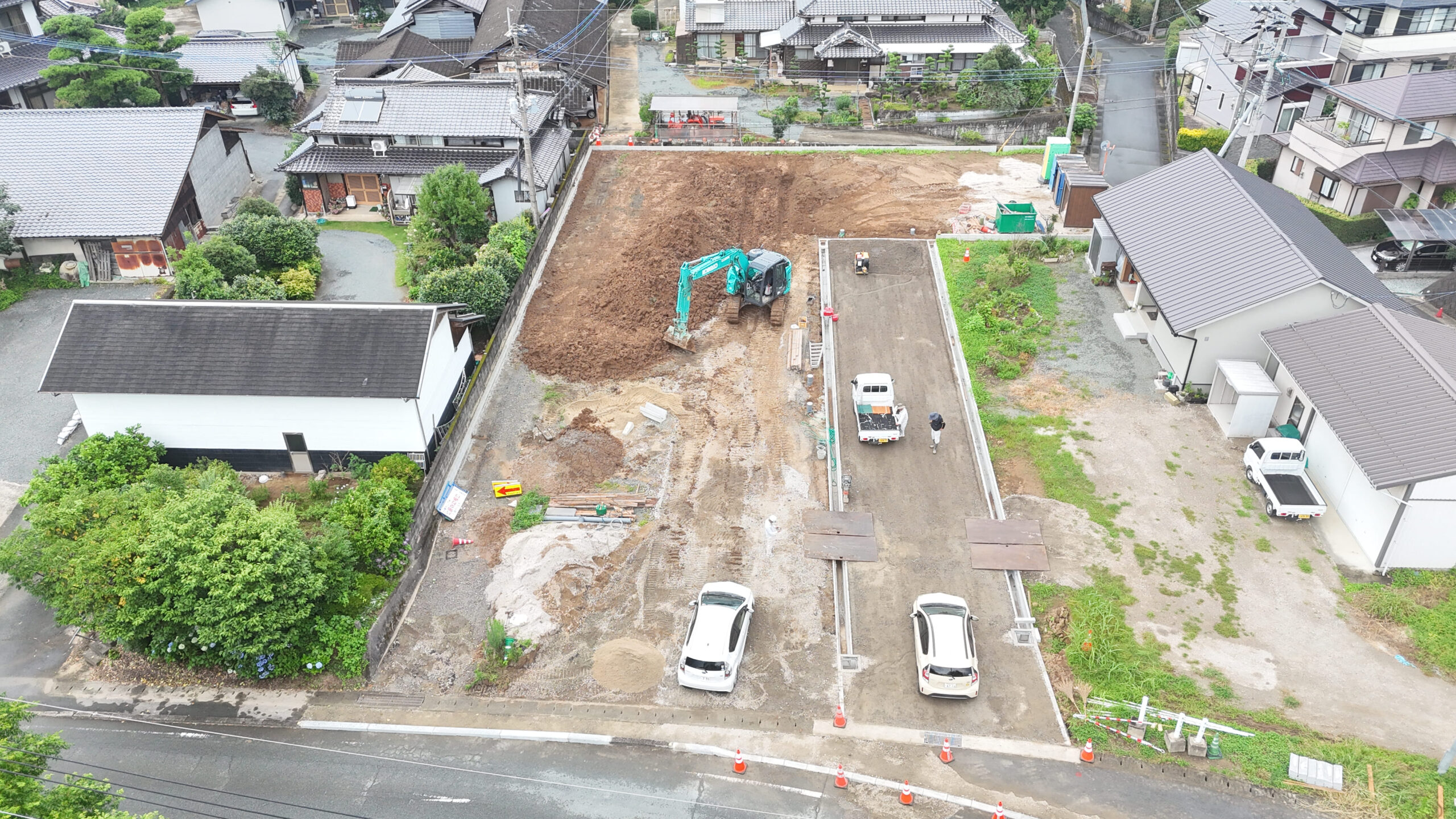 下硯川宅地造成